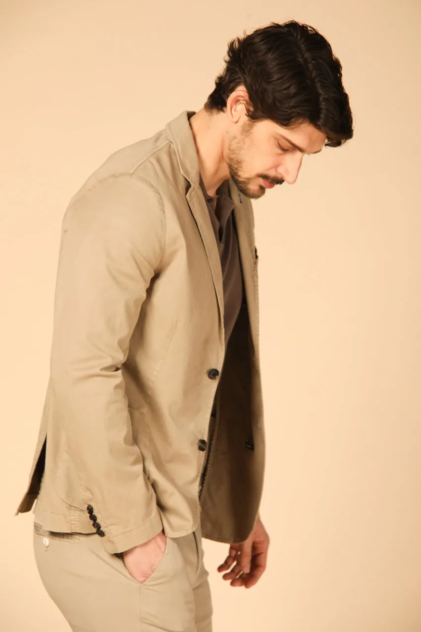 Da Vinci Summer blazer homme en coton et tencel régulier