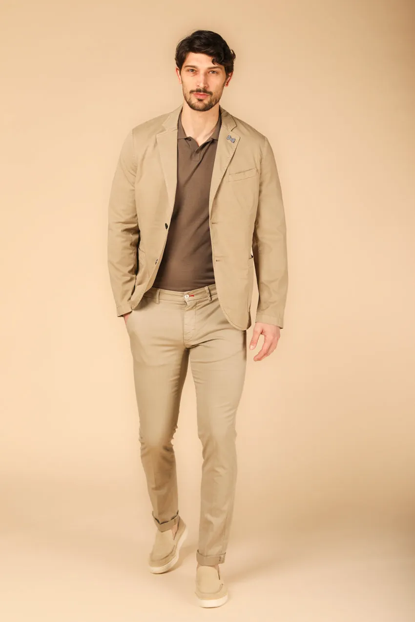 Da Vinci Summer blazer homme en coton et tencel régulier