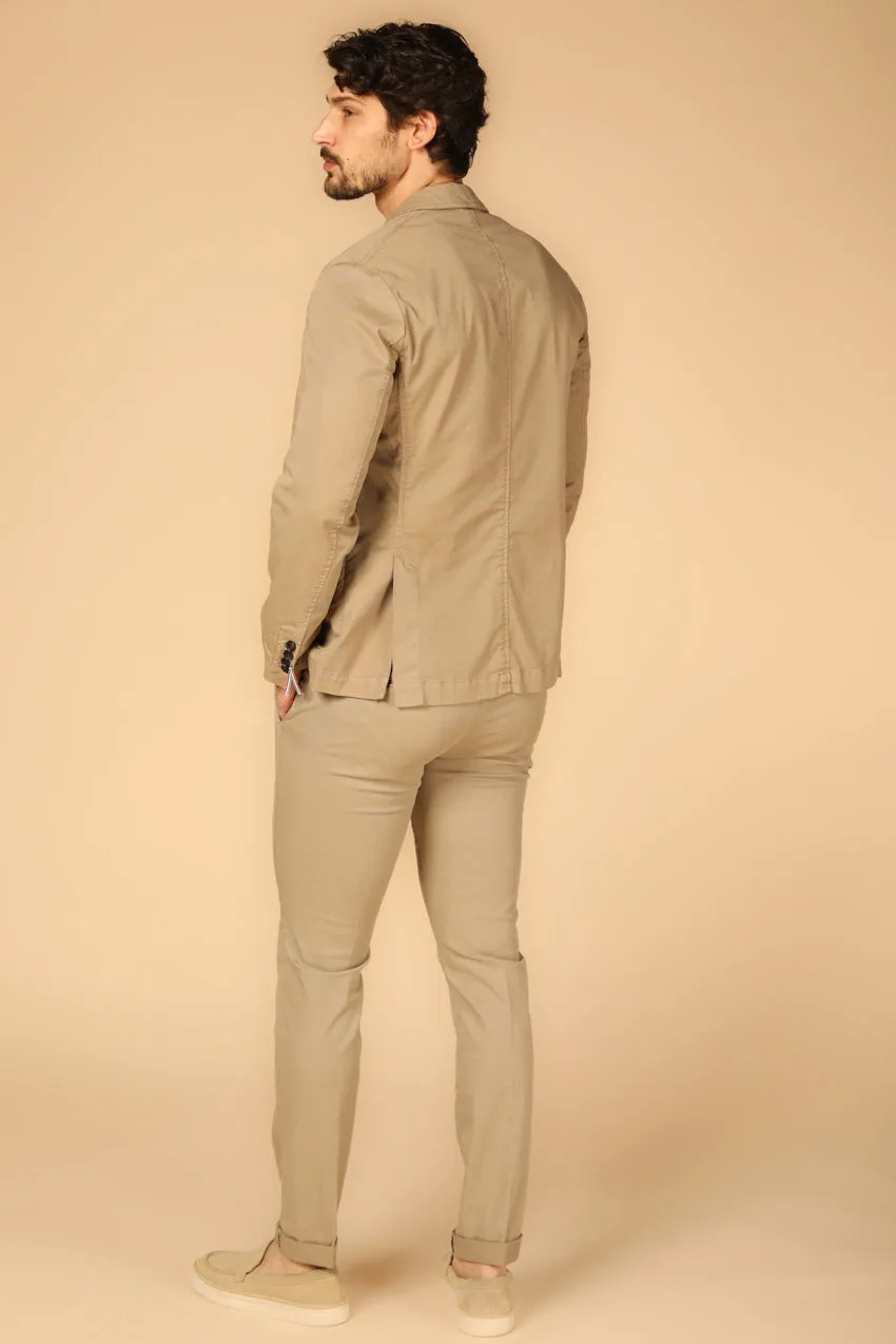 Da Vinci Summer blazer homme en coton et tencel régulier