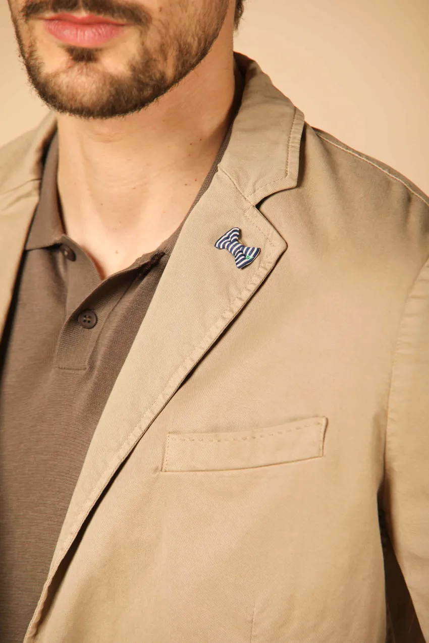 Da Vinci Summer blazer homme en coton et tencel régulier