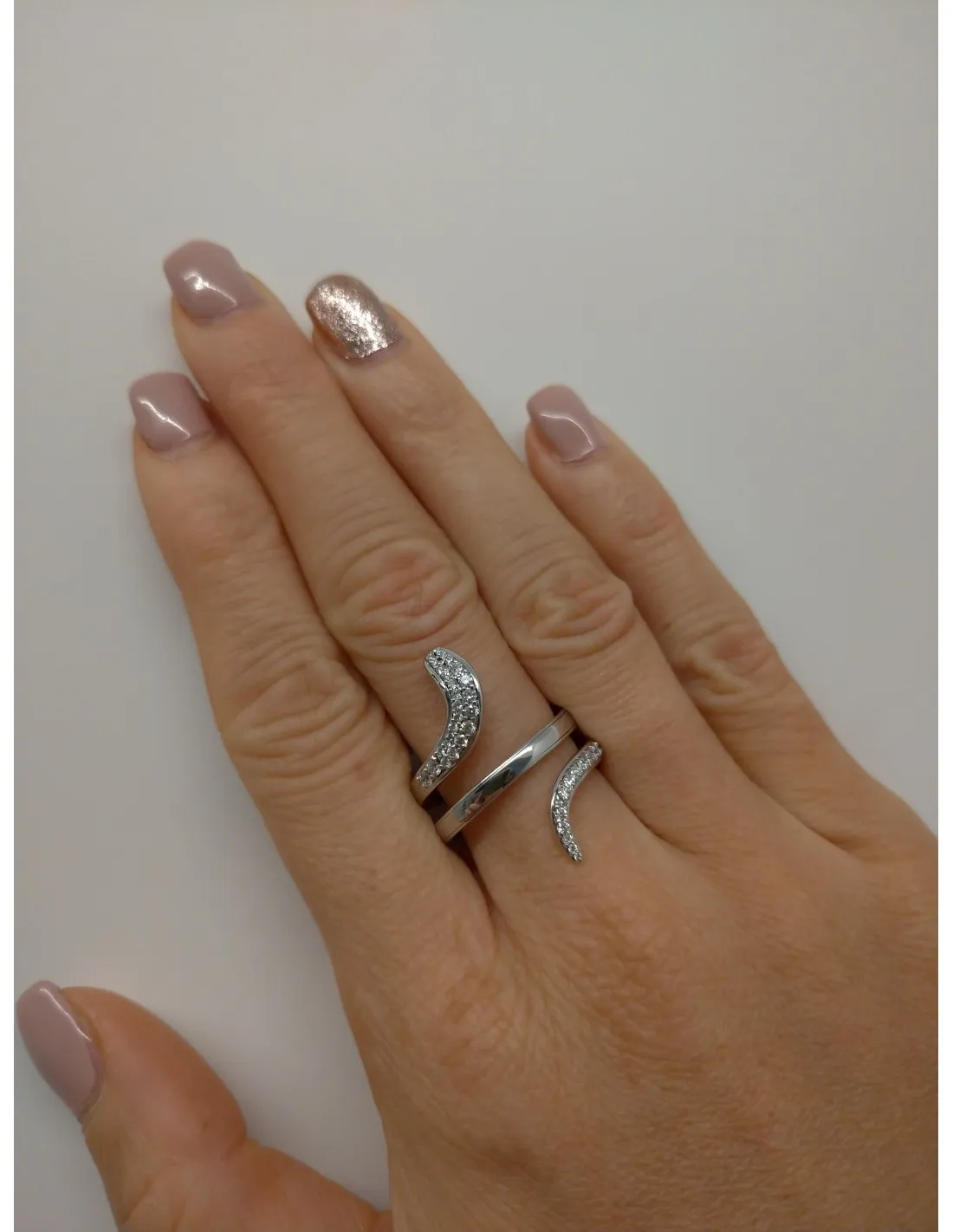 DAMIANI EDEN ANELLO IN ORO BIANCO E DIAMANTI Ref. 20062895
