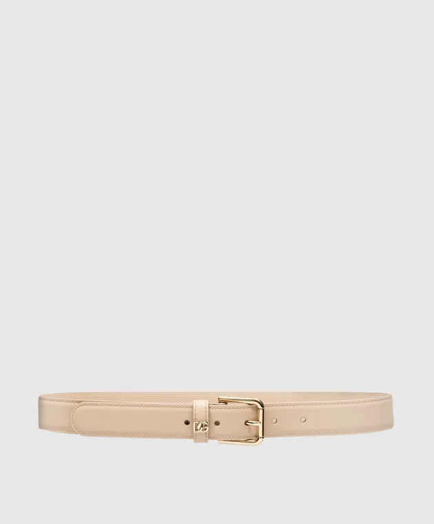 Dolce&Gabbana Cinturino in pelle beige BE1636AW576