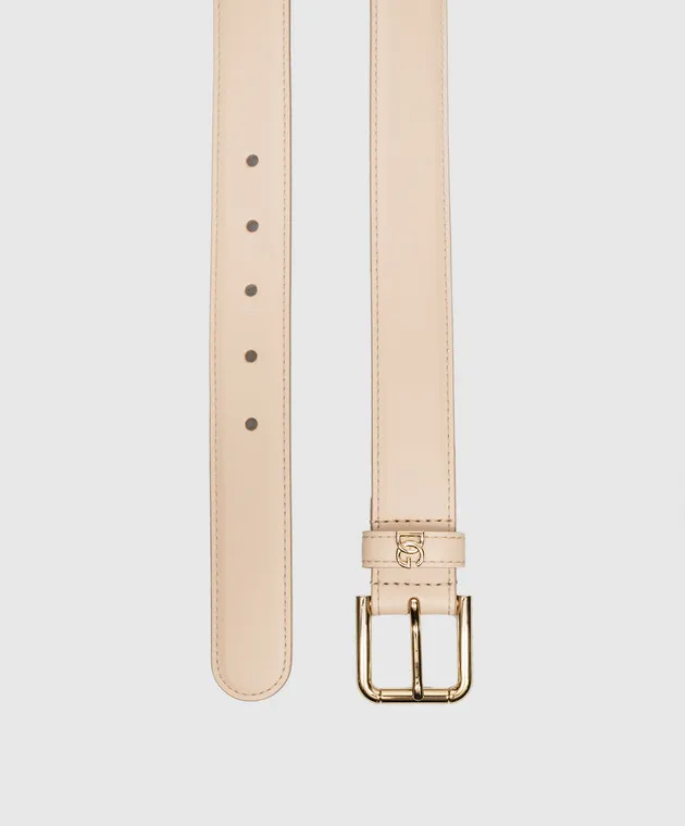 Dolce&Gabbana Cinturino in pelle beige BE1636AW576