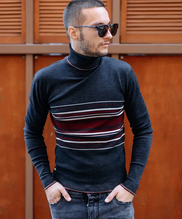 Dolce&Gabbana Golf in lana grigia GXQ81TJCVG3