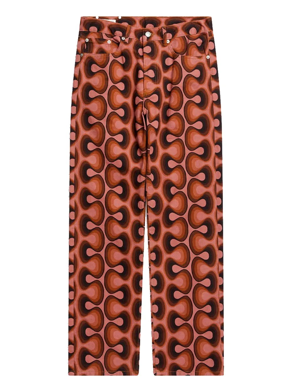 DRIES VAN NOTEN JEANS CON STAMPA