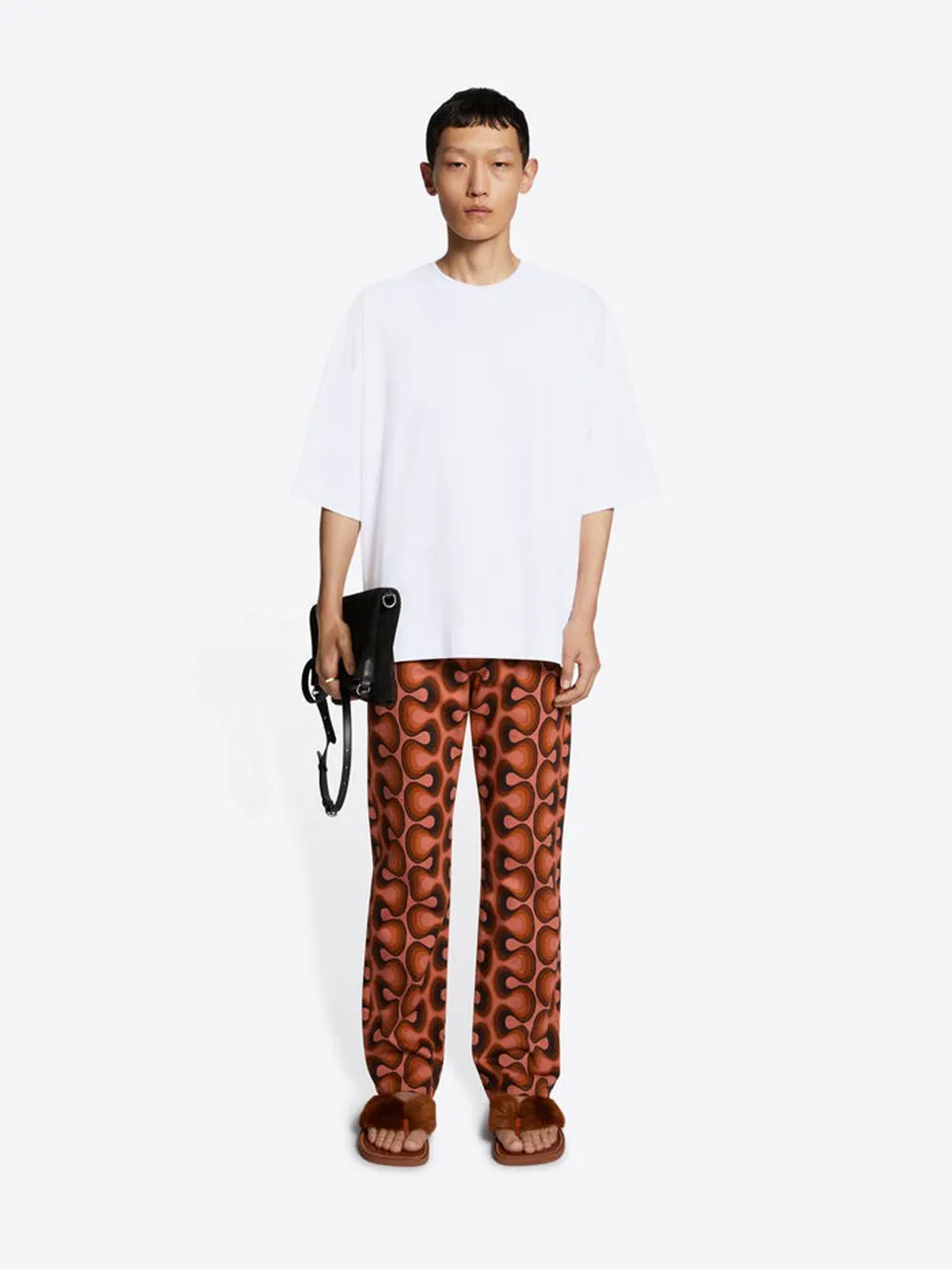 DRIES VAN NOTEN JEANS CON STAMPA