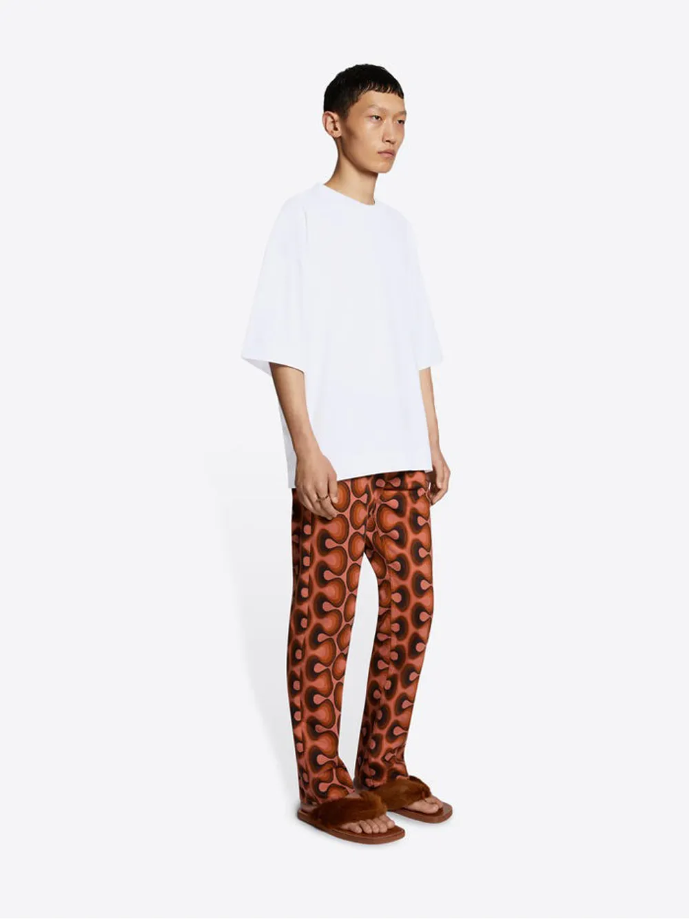 DRIES VAN NOTEN JEANS CON STAMPA