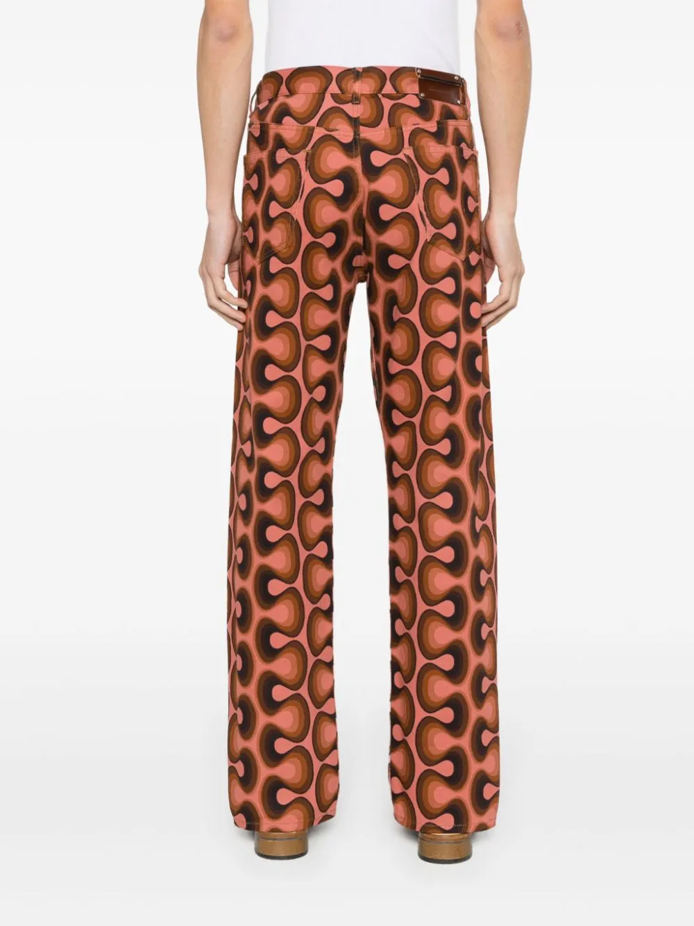 DRIES VAN NOTEN JEANS CON STAMPA