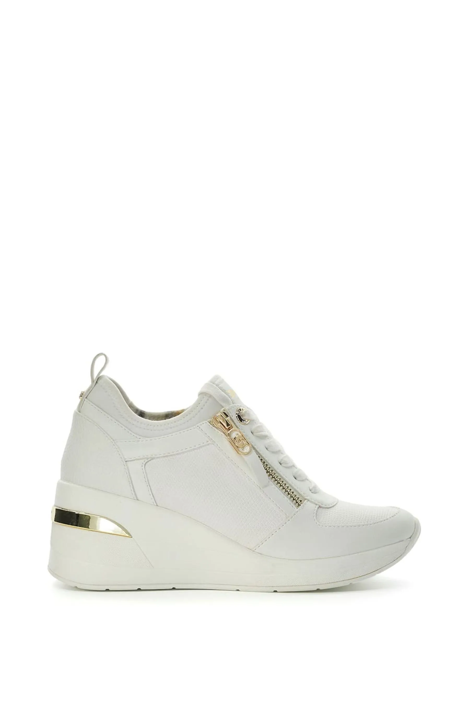 Dune London - Eilin - Scarpe da ginnastica con zeppa e zip