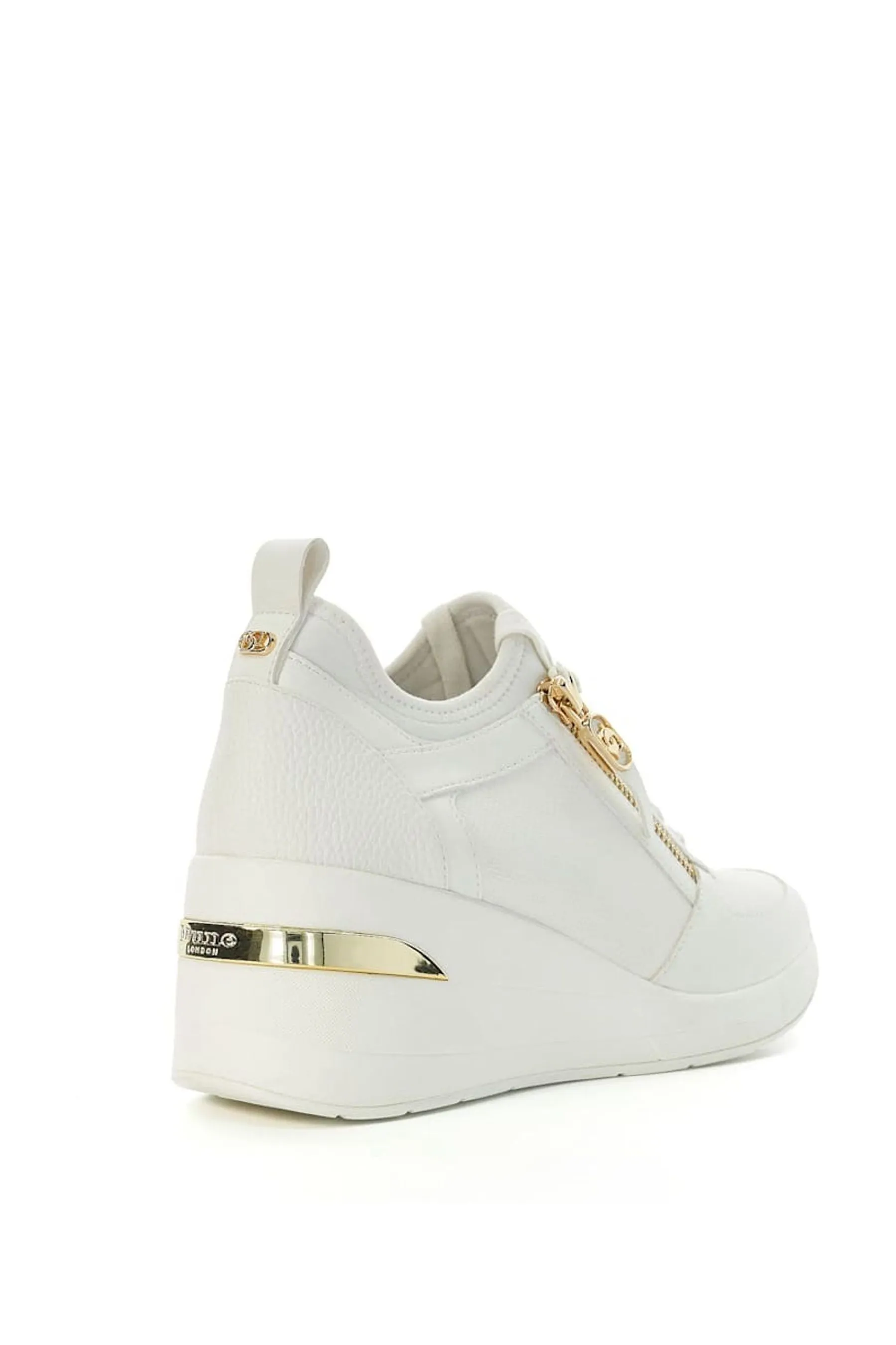 Dune London - Eilin - Scarpe da ginnastica con zeppa e zip