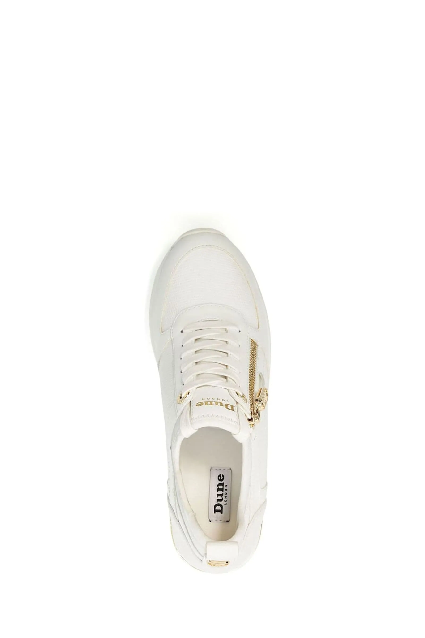 Dune London - Eilin - Scarpe da ginnastica con zeppa e zip