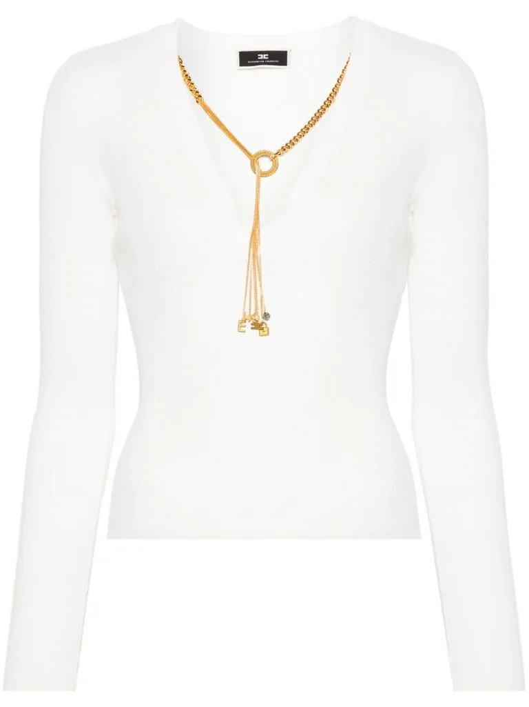 elisabetta franchi Maglia con collana