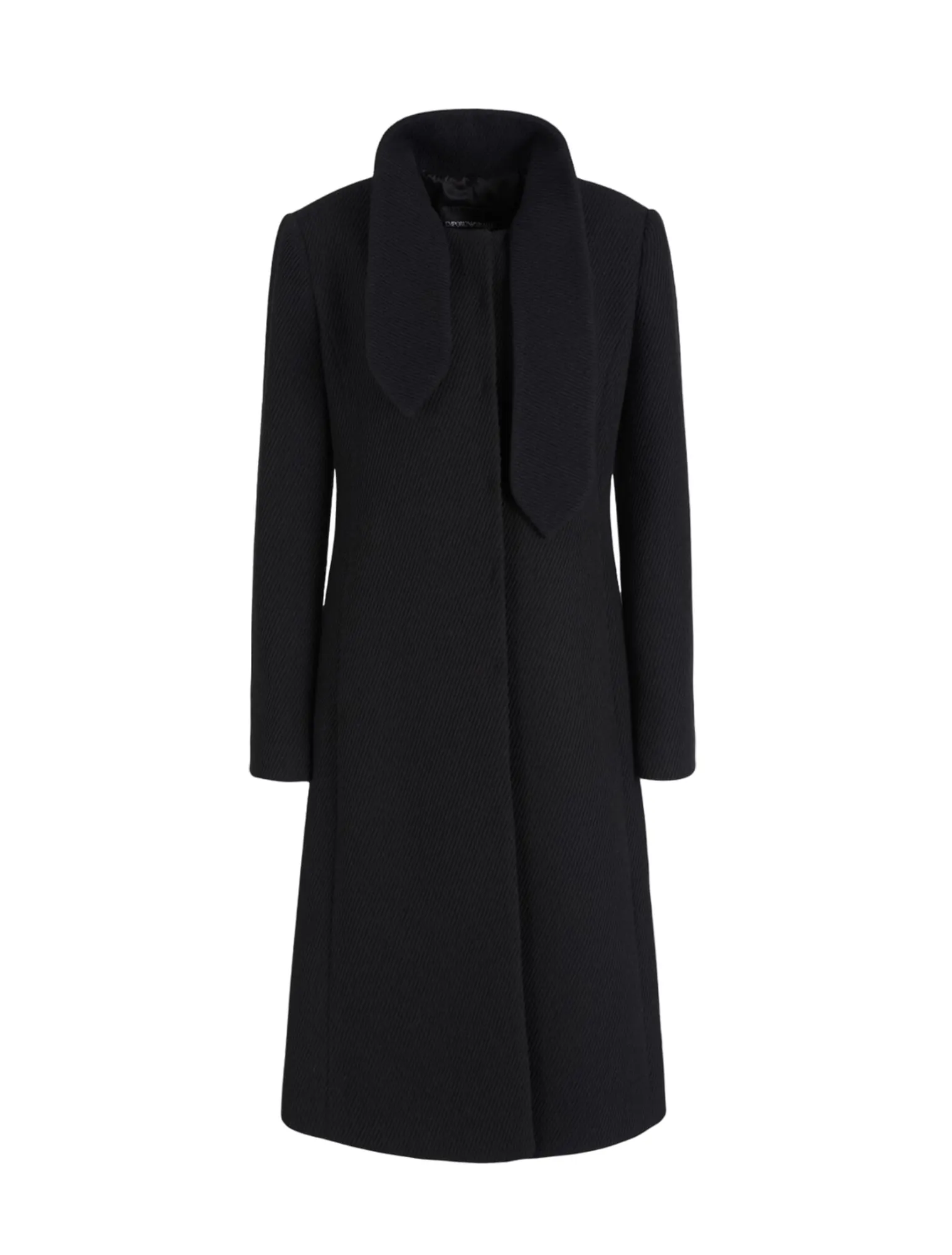 Emporio Armani  Cappotto con collo foulard