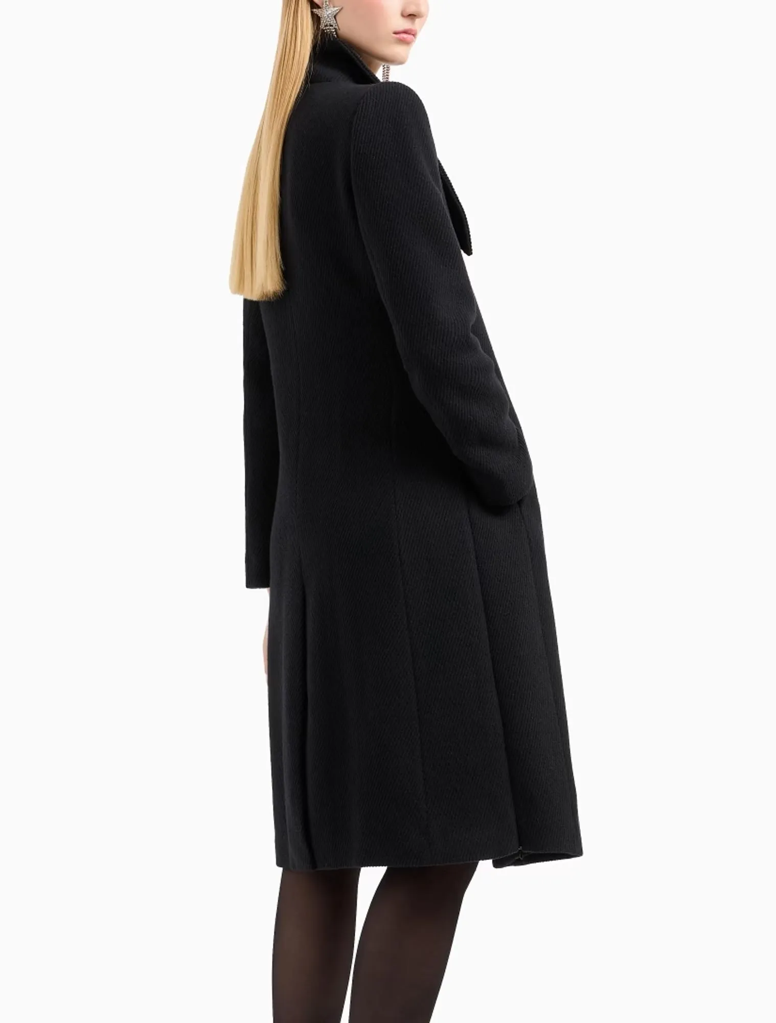 Emporio Armani  Cappotto con collo foulard