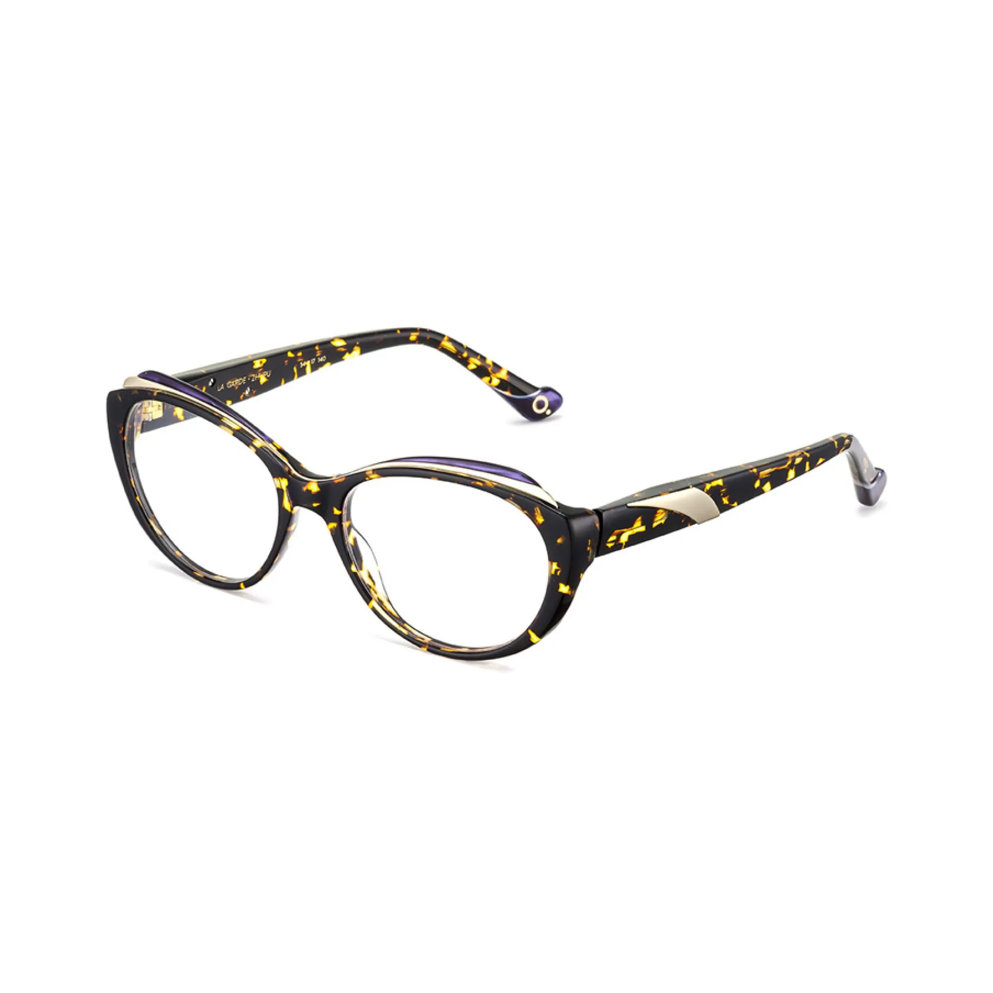   Etnia Barcelona LA GARDE - HVPU Viola Avana | Occhiale Da Vista Donna 