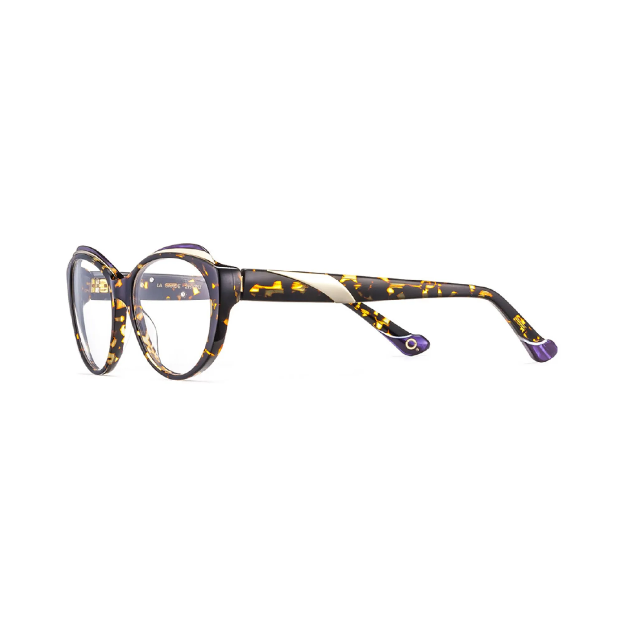   Etnia Barcelona LA GARDE - HVPU Viola Avana | Occhiale Da Vista Donna 
