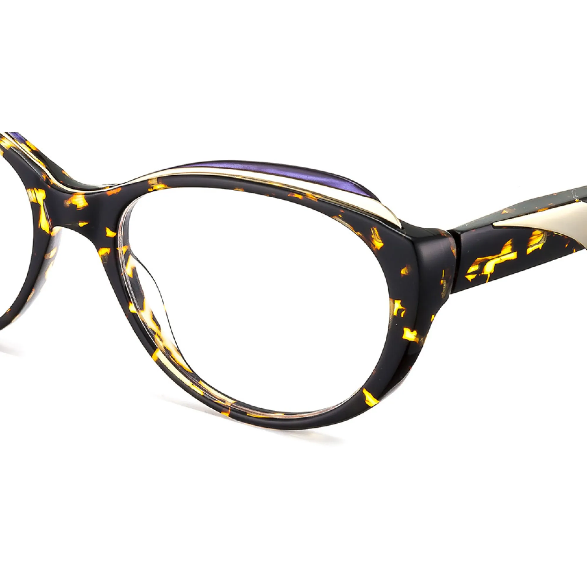   Etnia Barcelona LA GARDE - HVPU Viola Avana | Occhiale Da Vista Donna 