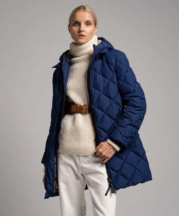 Etro Piumino blu con trapuntatura D130839570