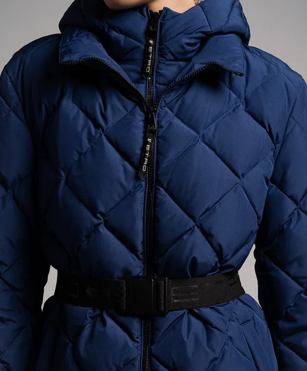 Etro Piumino blu con trapuntatura D130839570