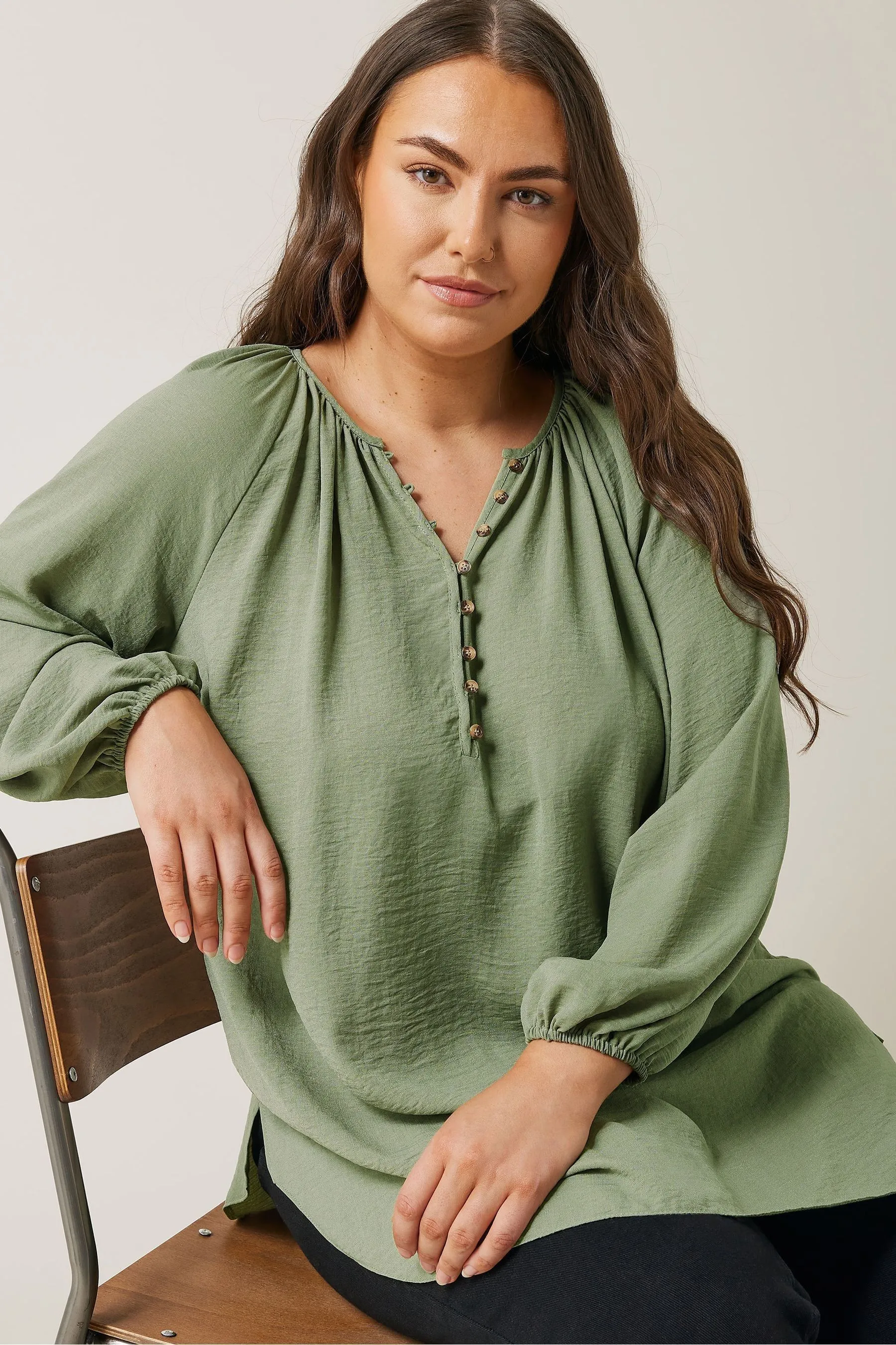 Evans Long Sleeve Boho Blouse    