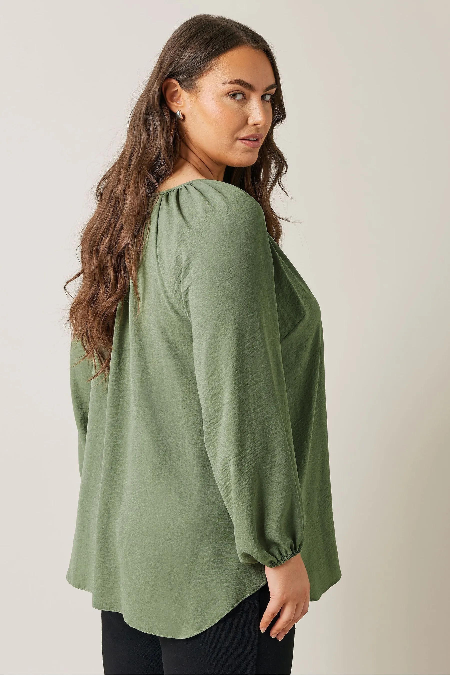 Evans Long Sleeve Boho Blouse    