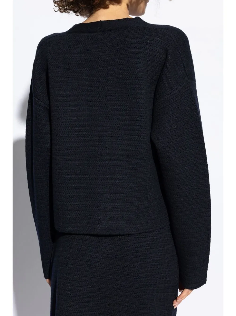 FABIANA FILIPPI SHORT CARDIGAN WHIT BUTTONS