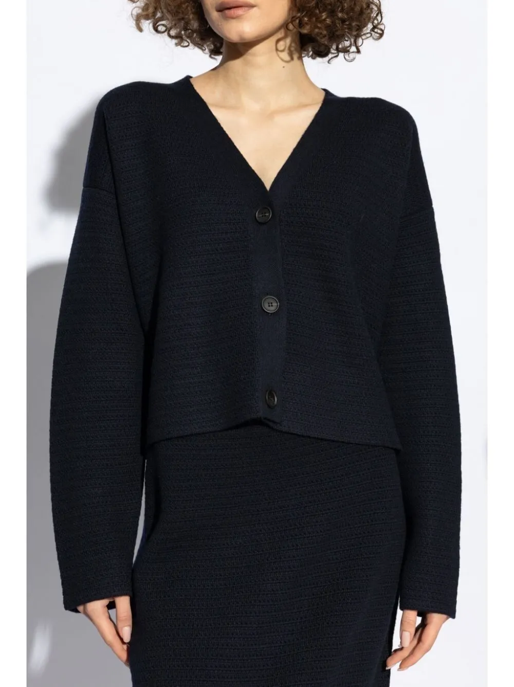 FABIANA FILIPPI SHORT CARDIGAN WHIT BUTTONS
