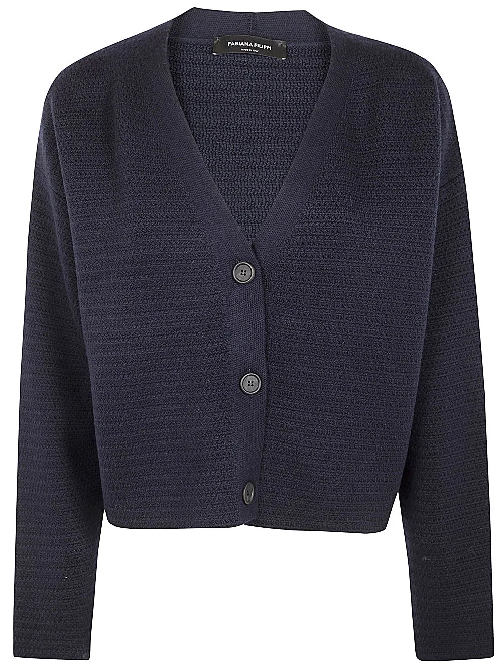 FABIANA FILIPPI SHORT CARDIGAN WHIT BUTTONS