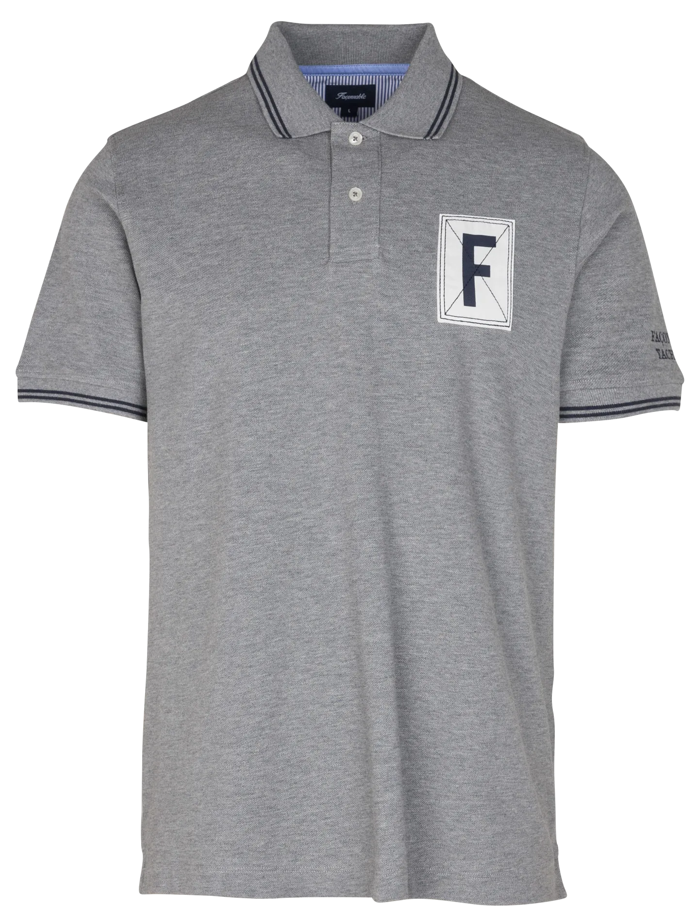  FACONNABLE   Polo regular-fit in cotone piqué | Grigio
