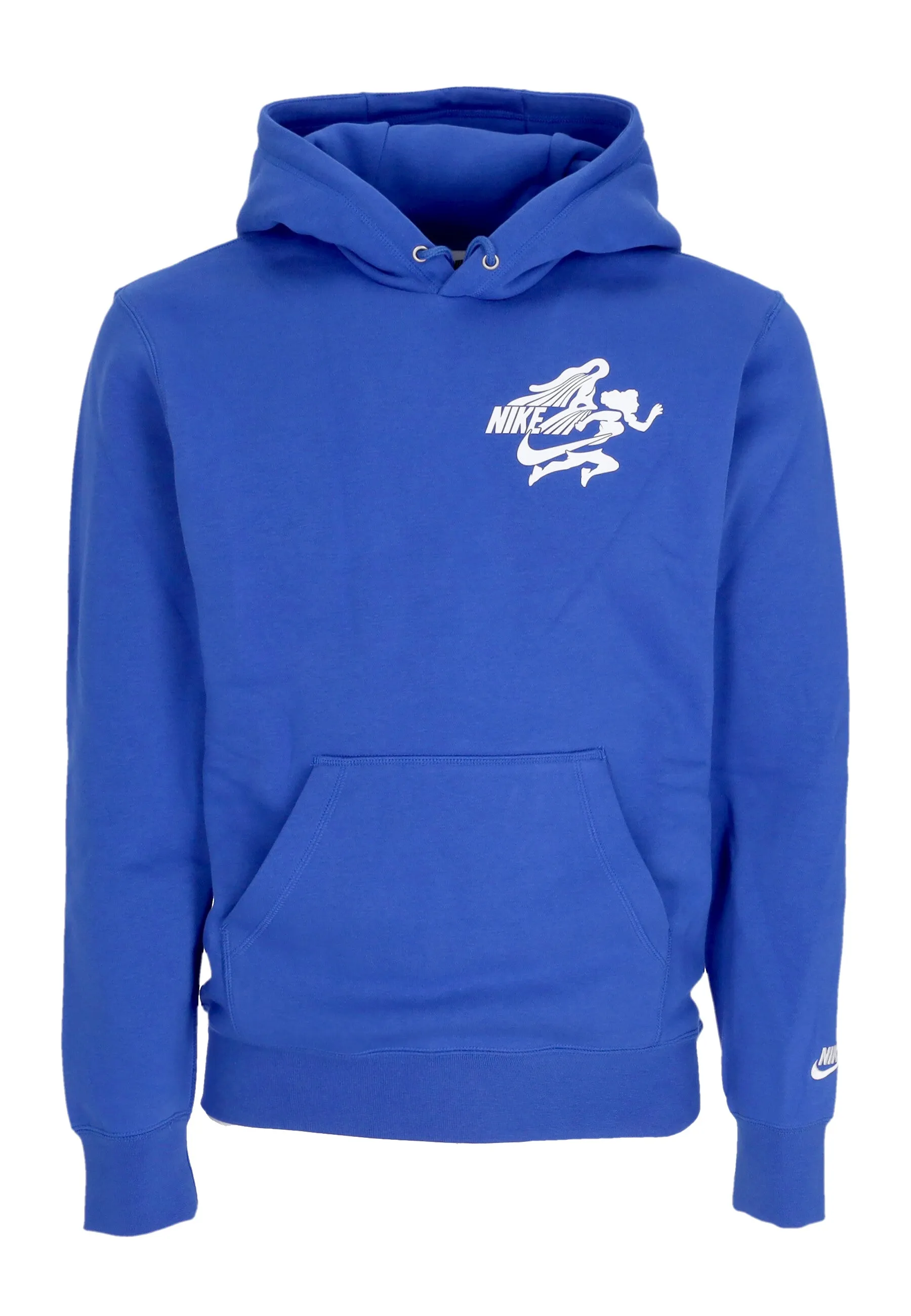 Felpa Cappuccio Uomo Club Nvlty Hoodie Game Royal/game Royal/sail