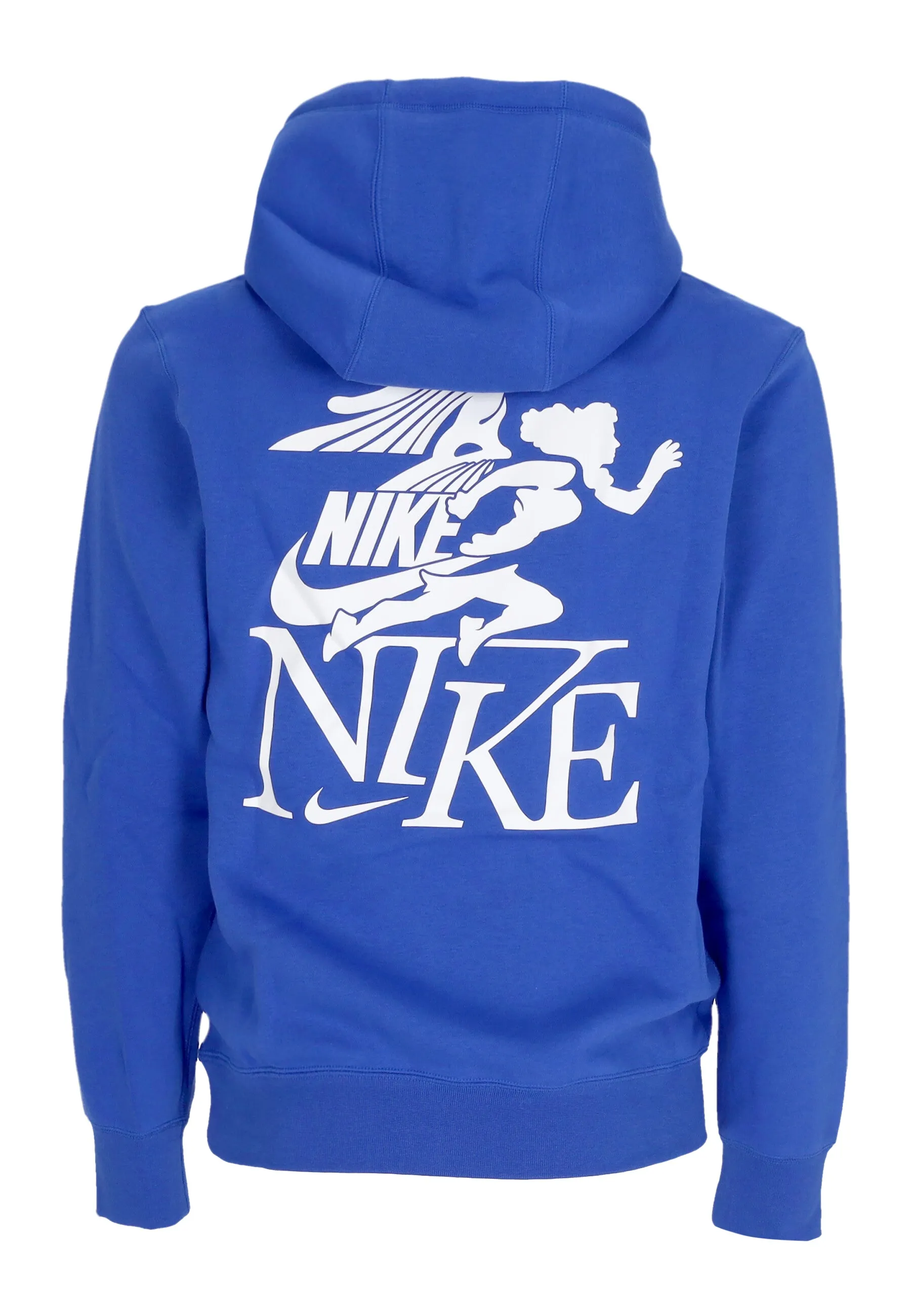 Felpa Cappuccio Uomo Club Nvlty Hoodie Game Royal/game Royal/sail