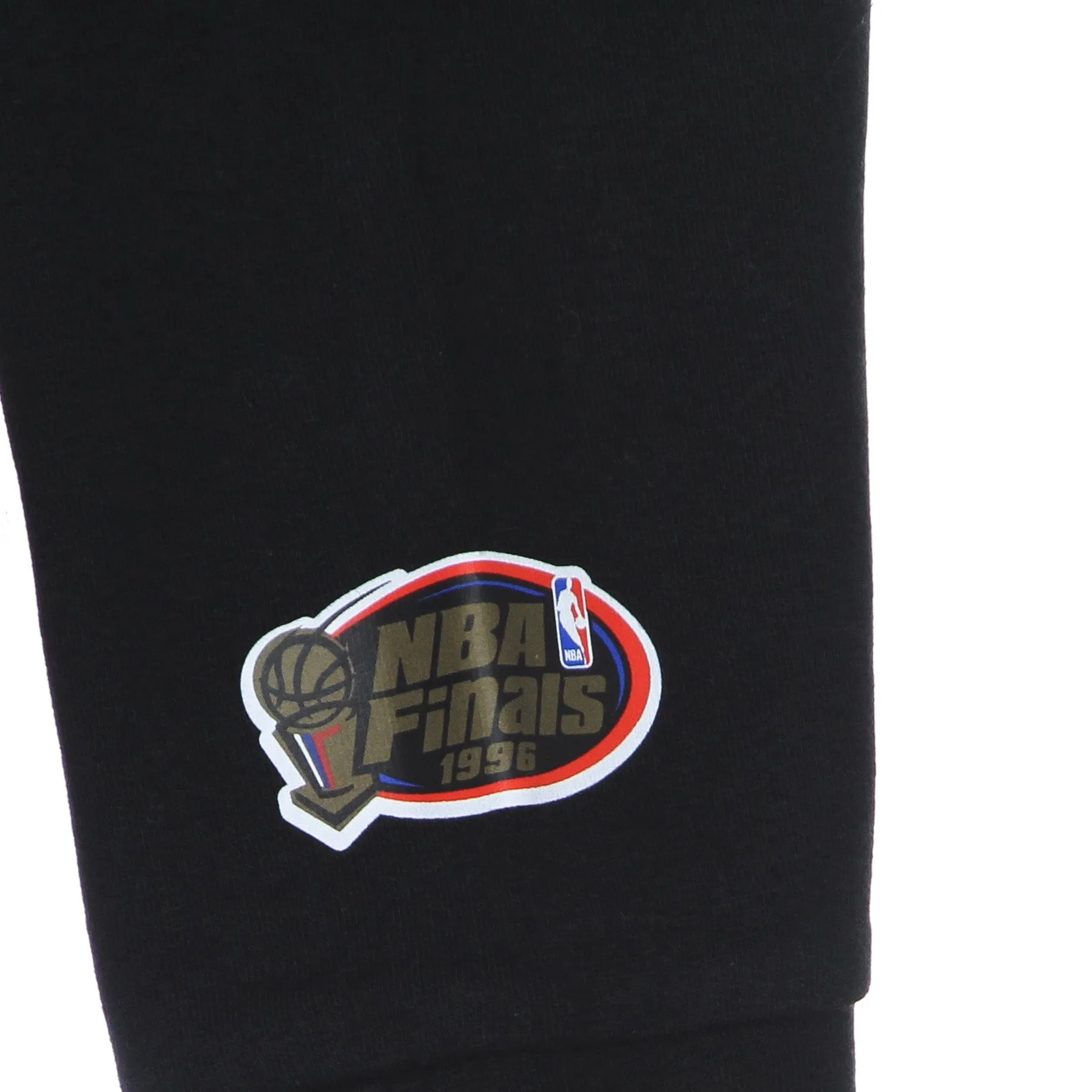 Felpa Cappuccio Uomo Nba Cropped Logo Hoody Hardwood Classics Chibul Black/original Team Colors