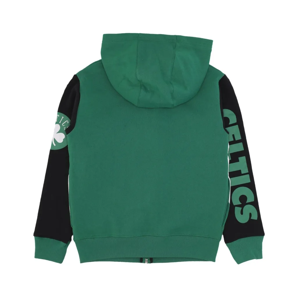 felpa cappuccio zip ragazzo nba poster board cb full zip hoodie boscel ORIGINAL TEAM COLORS