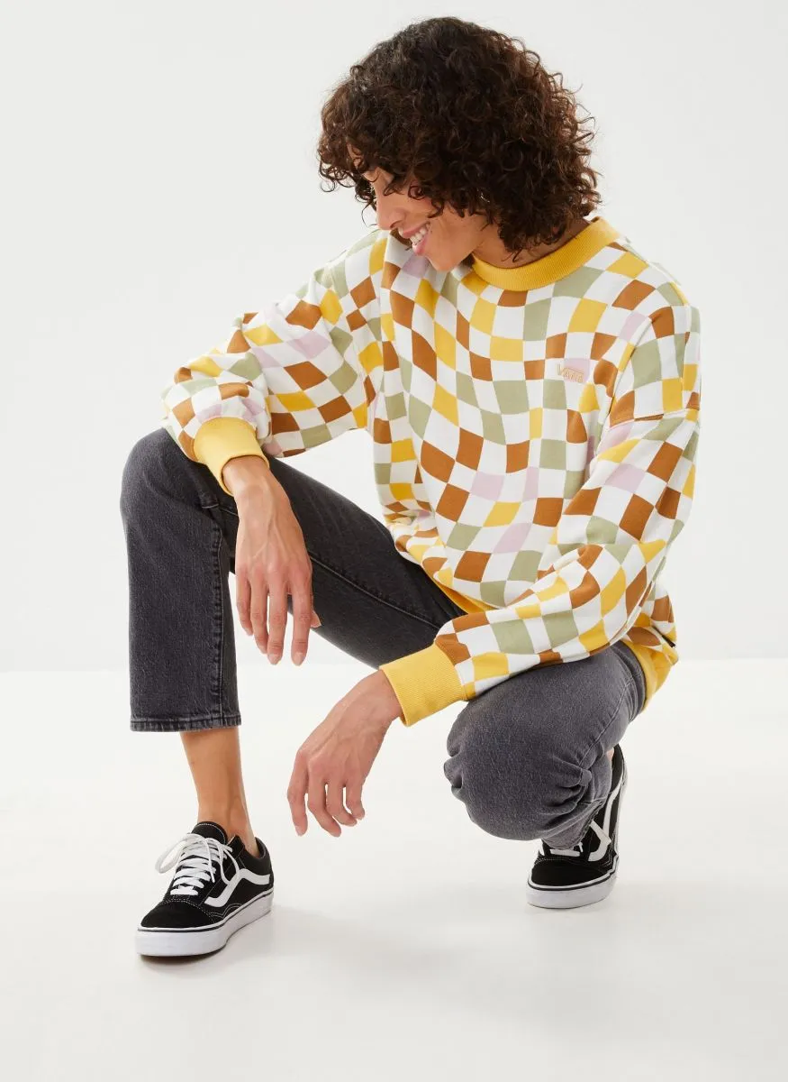 FELPA Donna VANS CLUB SLOUCHY - VN000A7HOC21 MYLTICOLOR