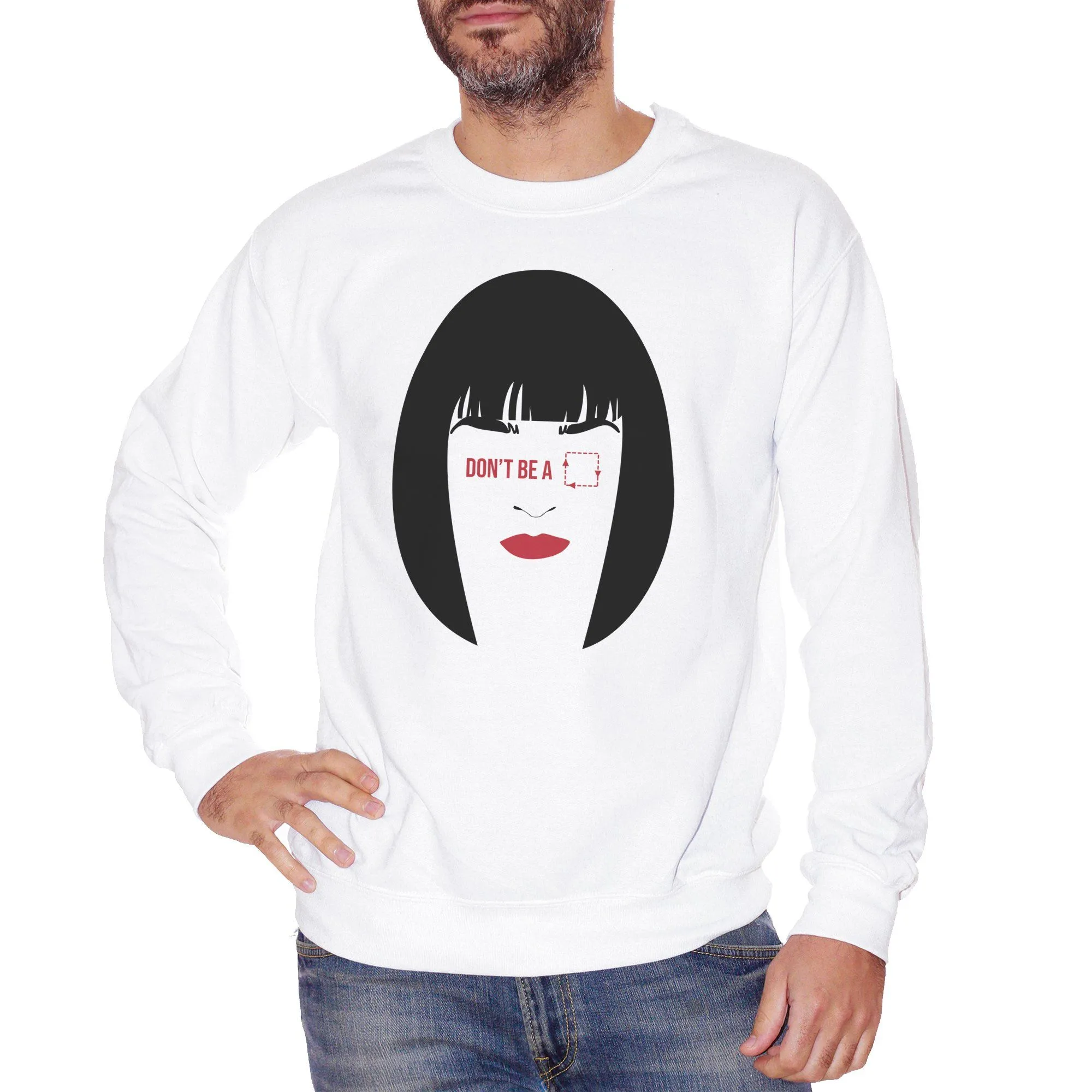 Felpa Girocollo Pulp Fiction Quotes Mia Wallace - FILM