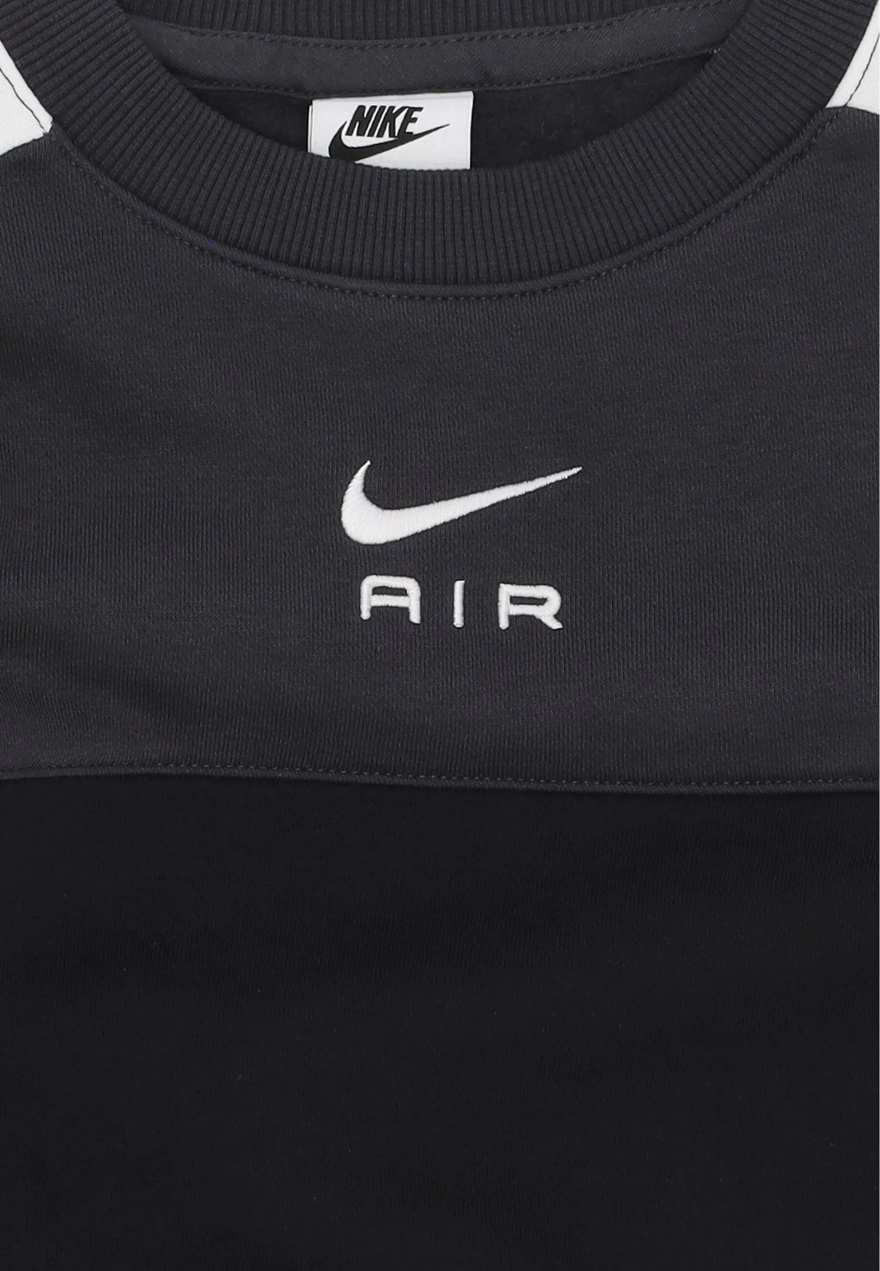 Felpa Girocollo Ragazzo Air Crewneck Black/anthracite/white/white