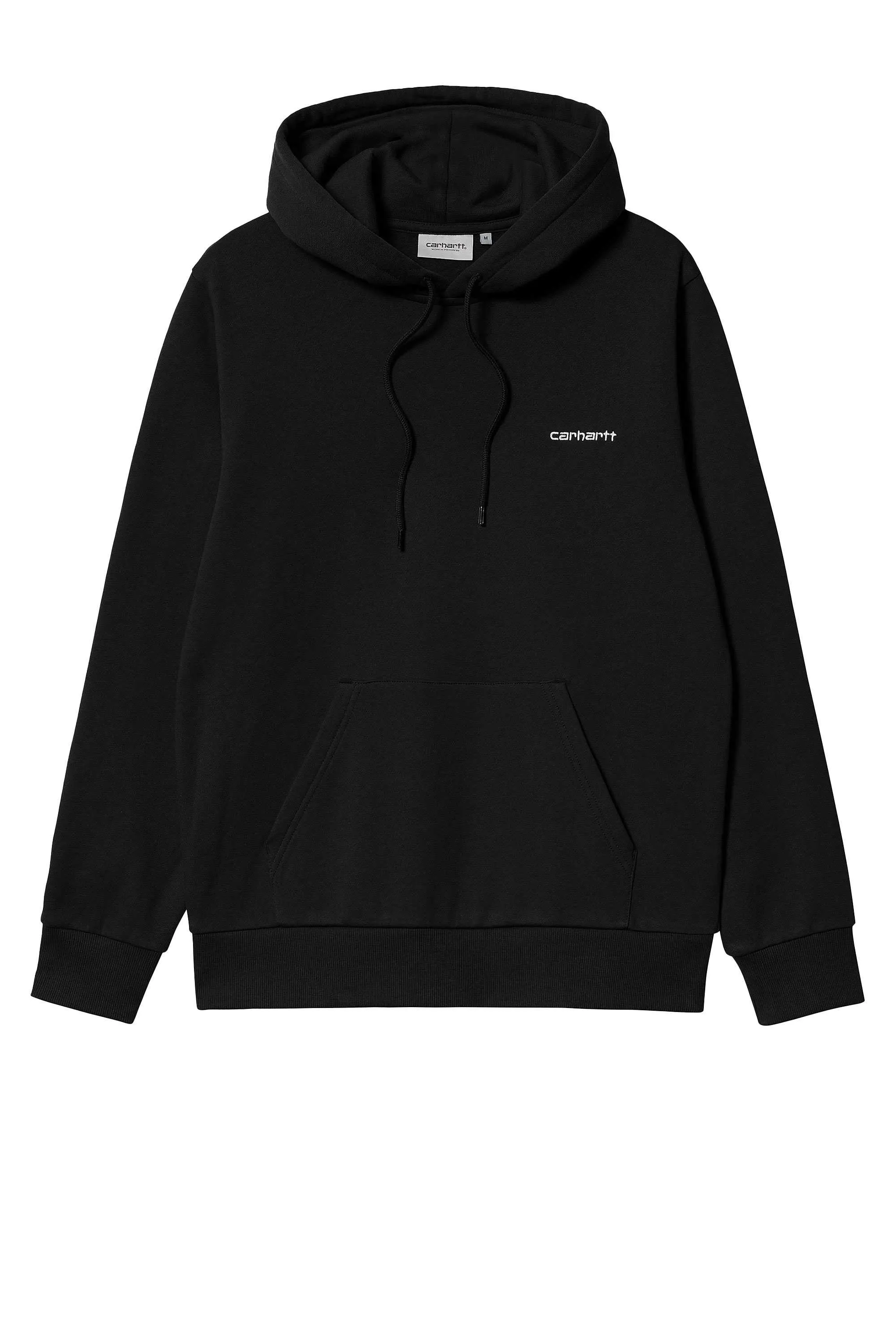         FELPA HOODED SCRIPT EMBROIDERY SWEATSHIRT