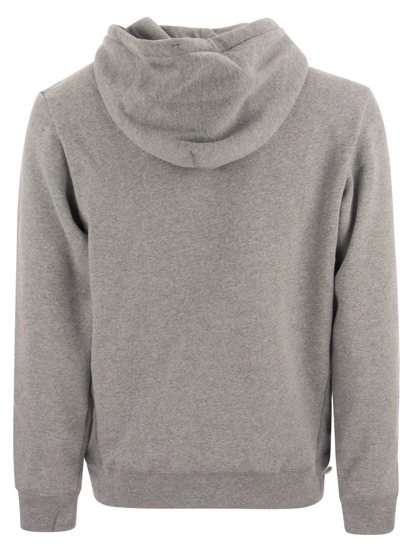 Felpa in misto cotone con cappuccio