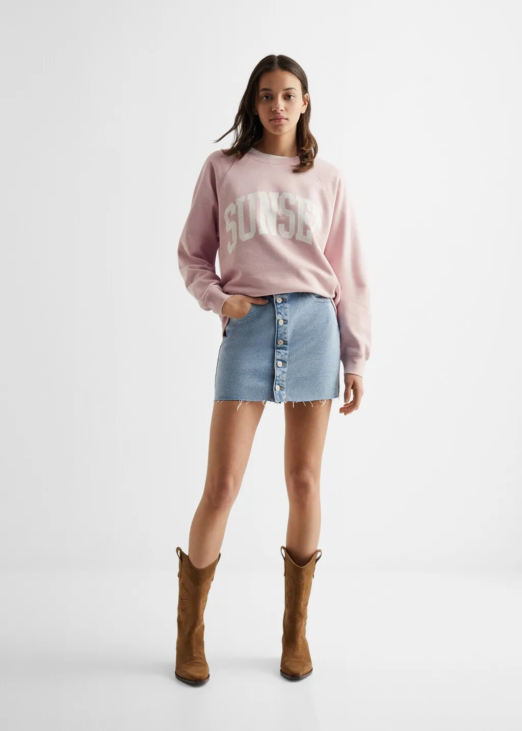 Felpa oversize cotone