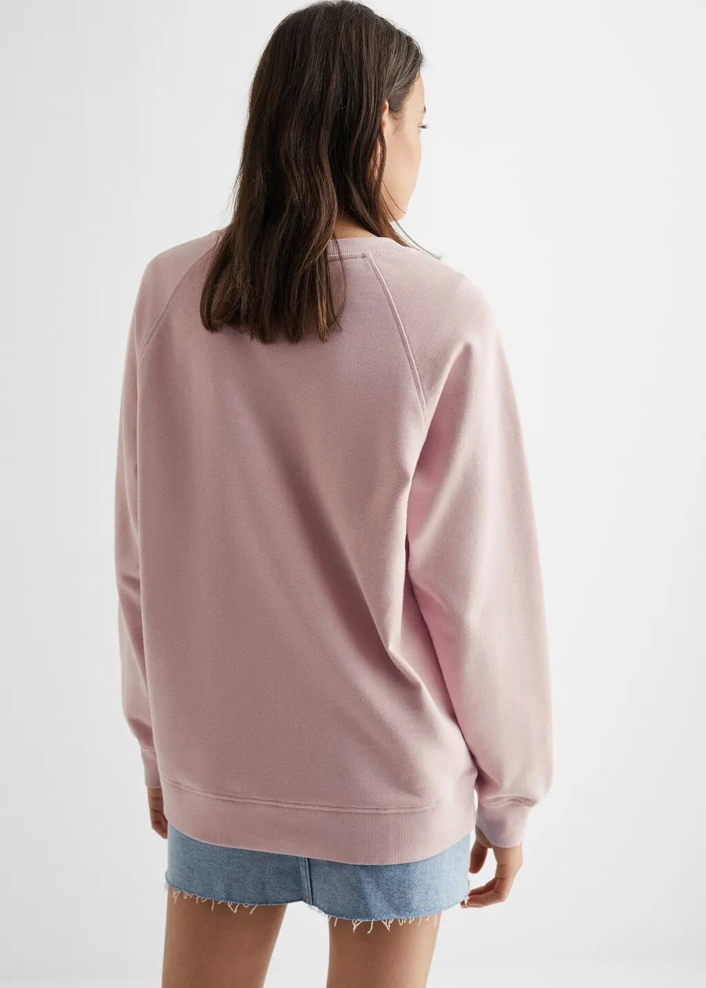 Felpa oversize cotone