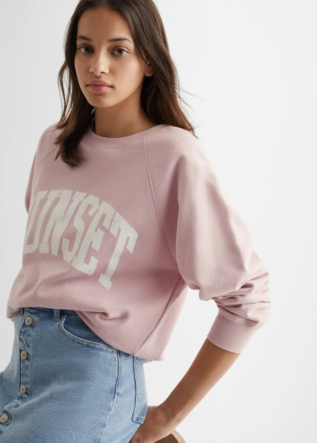 Felpa oversize cotone