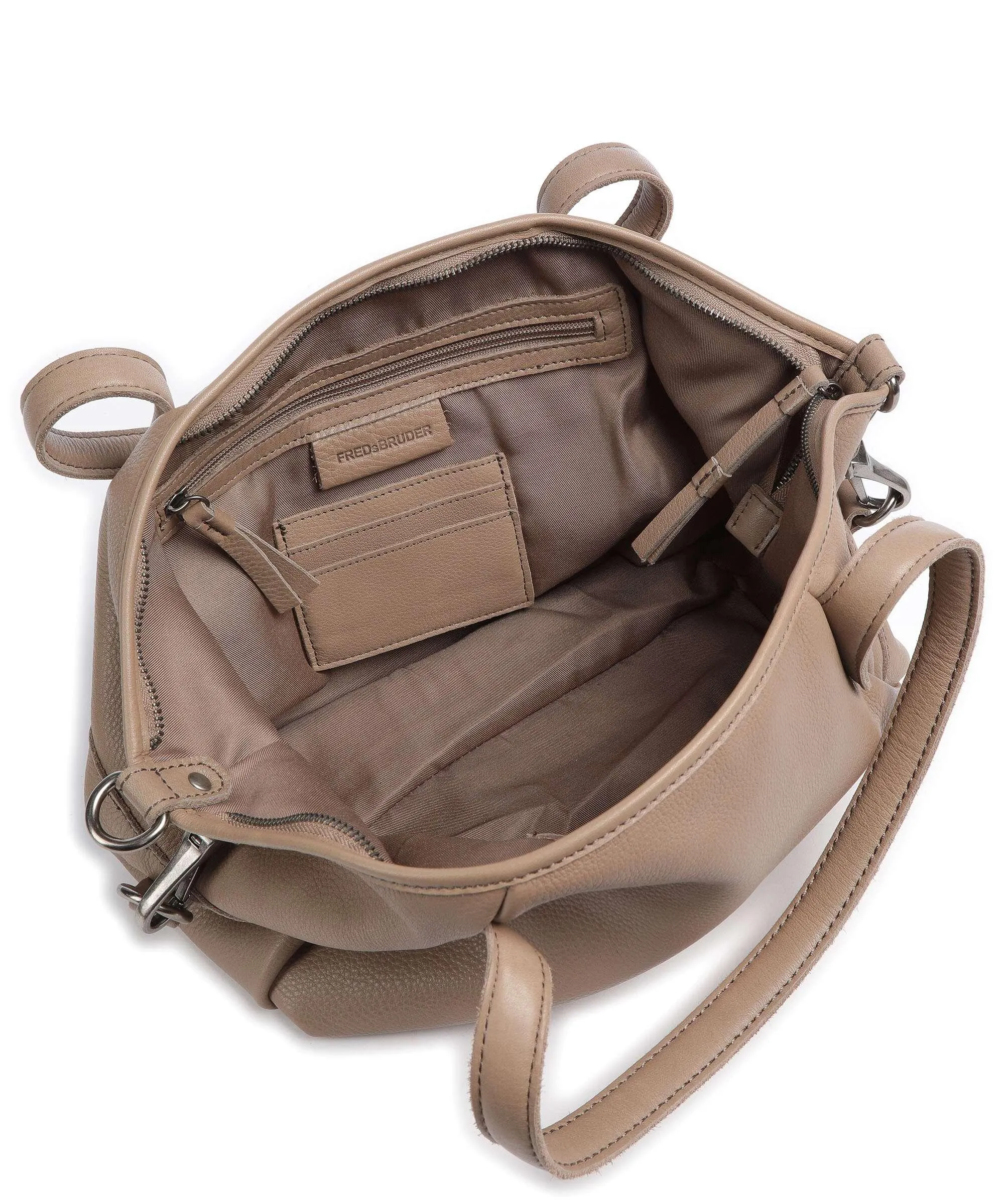  FredsBruder Leia Borsa a spalla pelle granulata marrone chiaro  