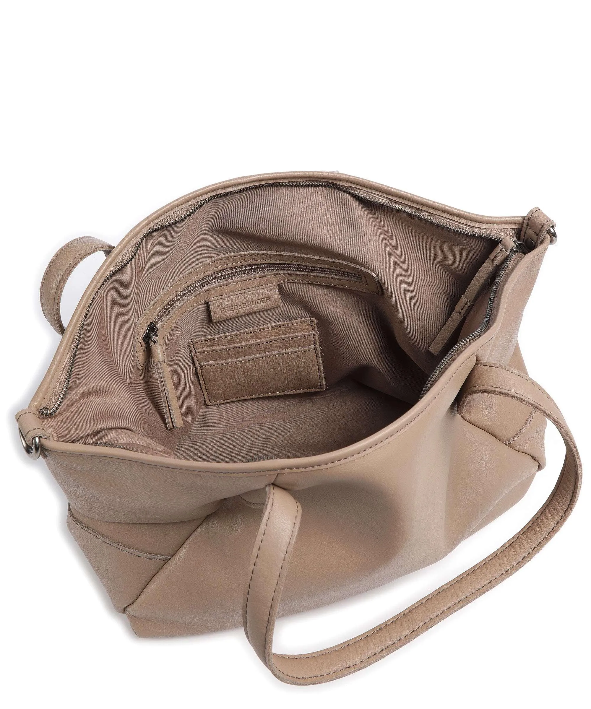  FredsBruder Leia Borsa shopper pelle granulata marrone chiaro  
