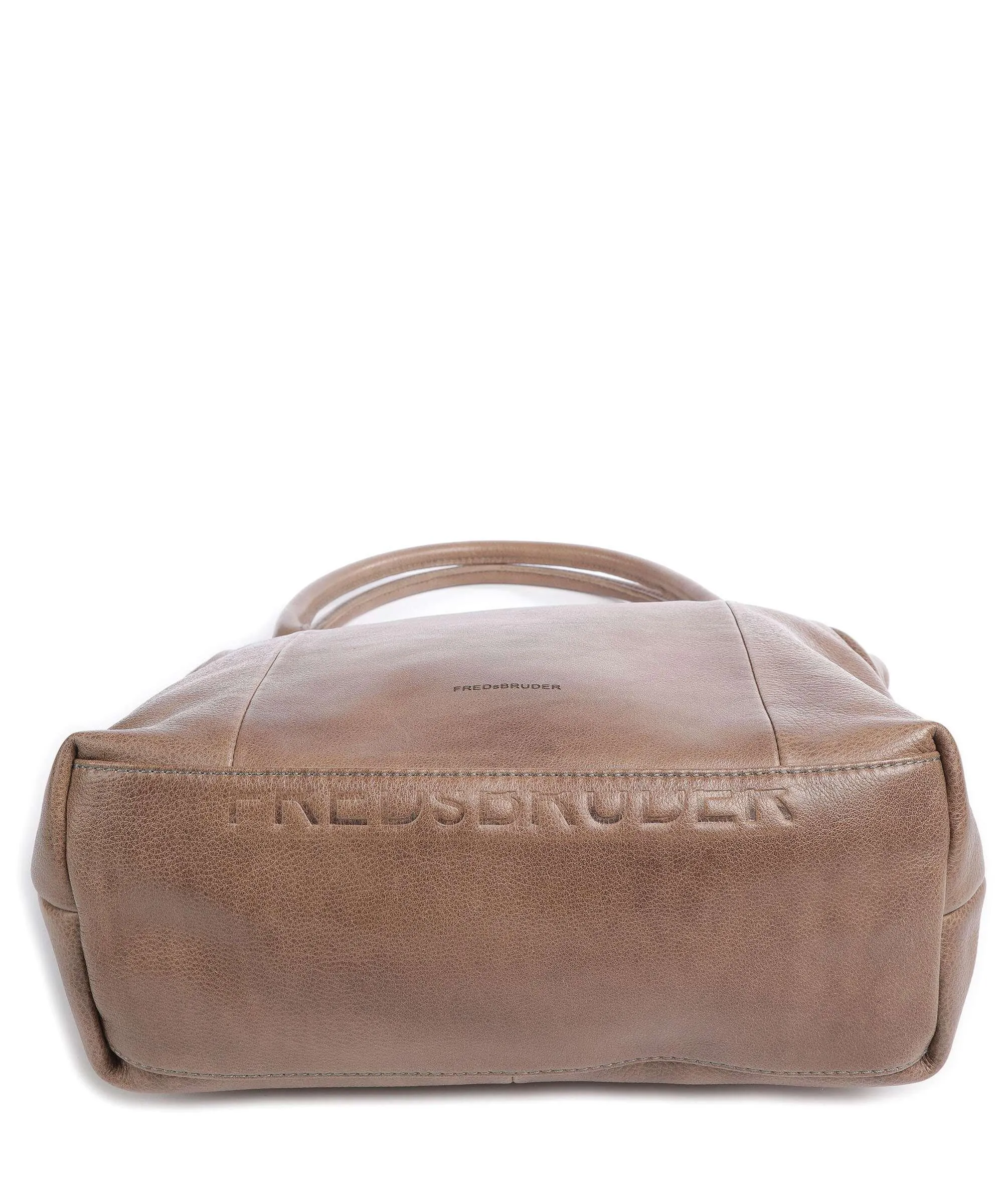  FredsBruder Mia Borsa a spalla pelle granulata taupe  