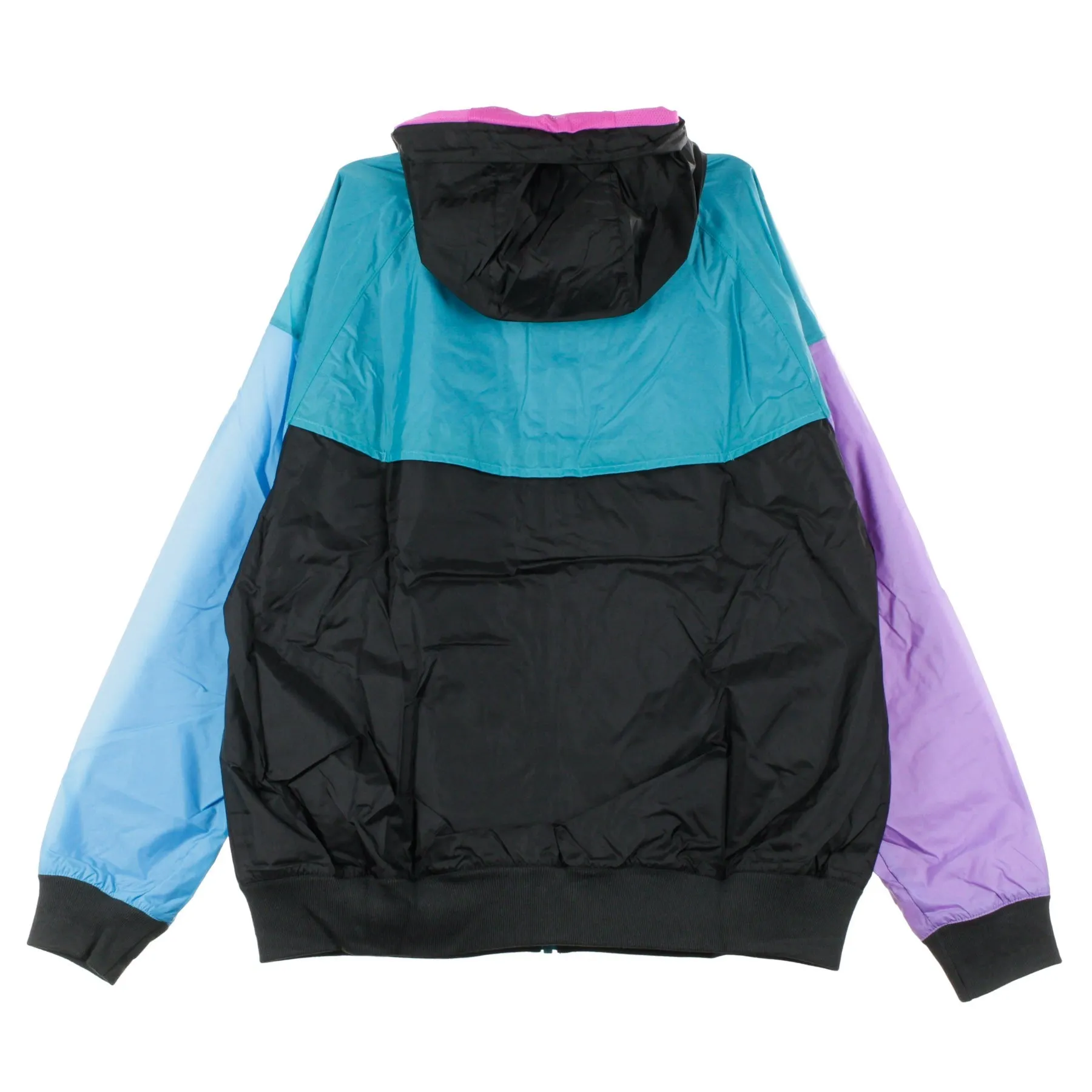 Giacca A Vento Uomo He Wr Jkt Hd Black/spirit Teal/active Fuchsia