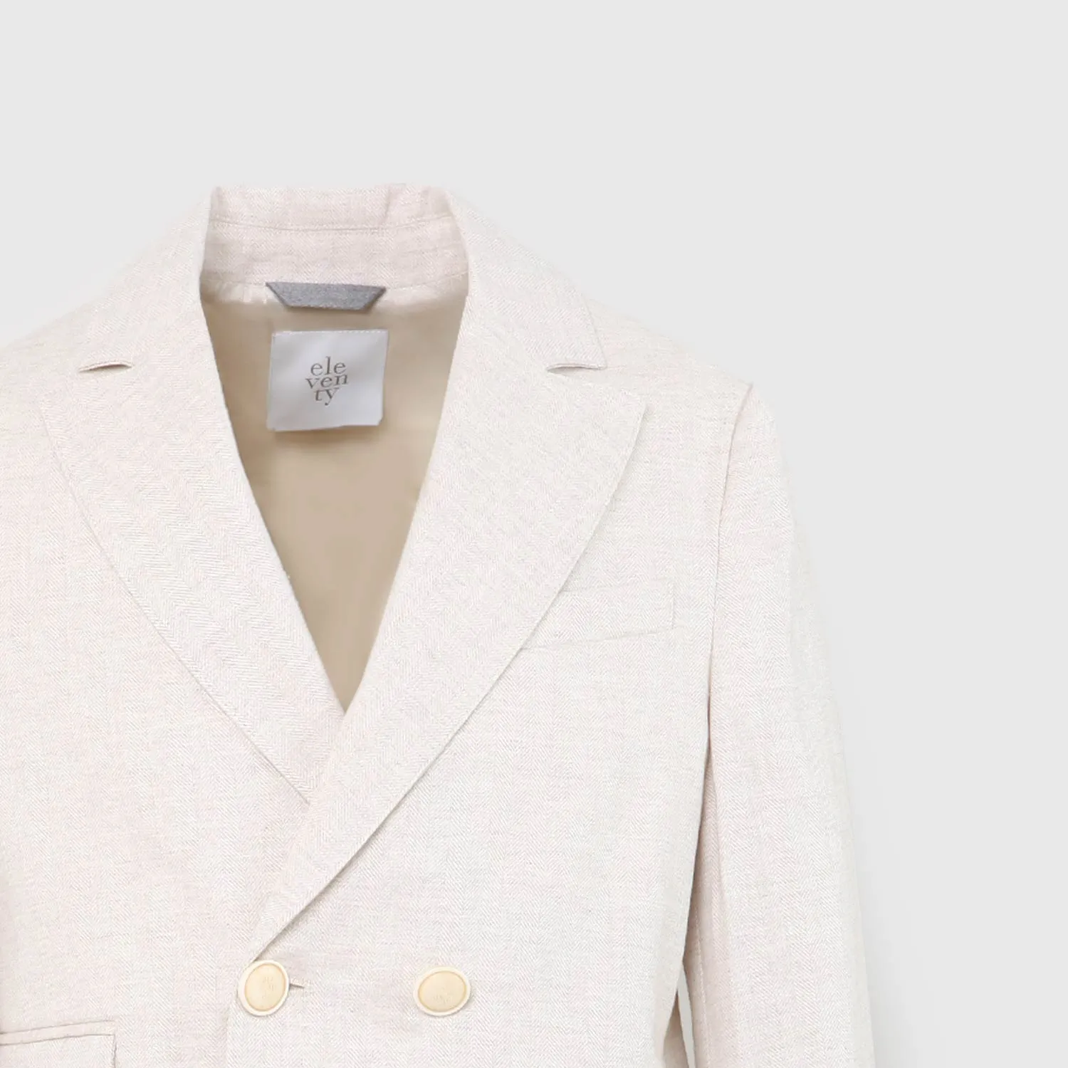 Giacca Beige Doppiopetto Ragazzo