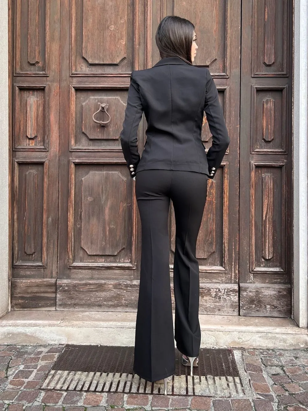 Giacca doppiopetto bottoni elegante