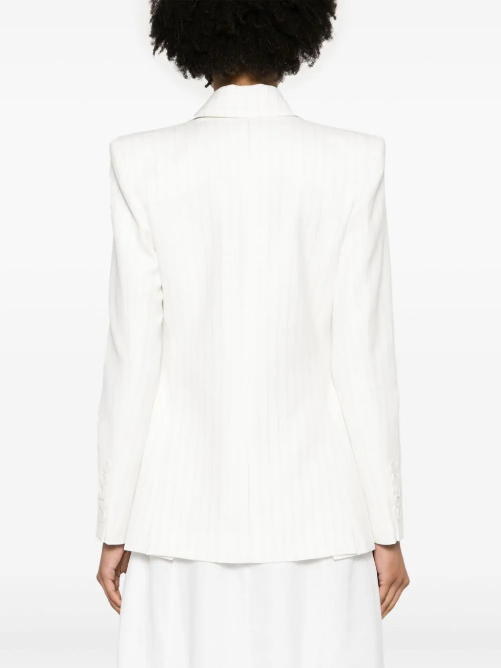 Giacca doppiopetto in bianco - donna
