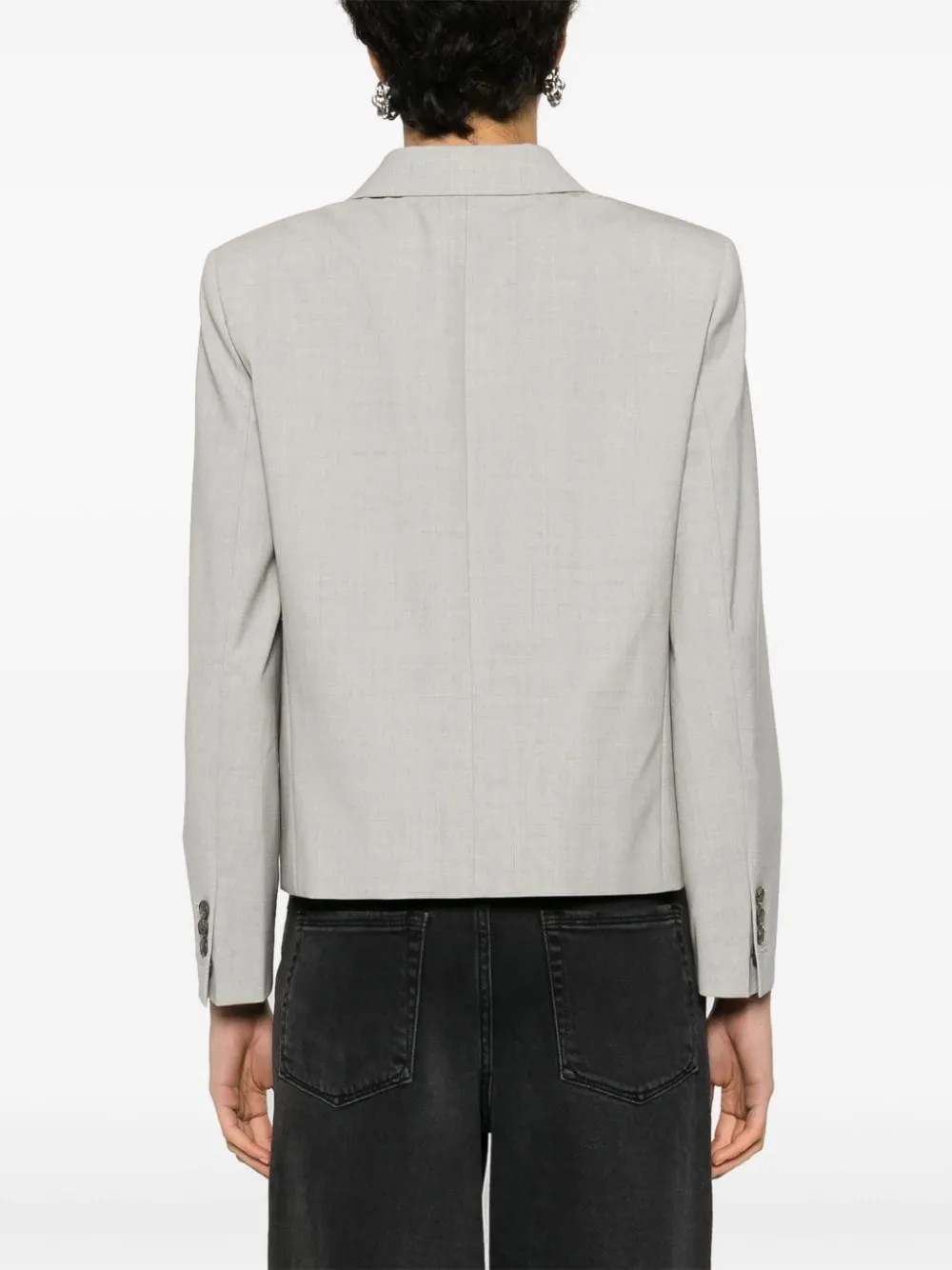 Giacca doppiopetto in grigio - donna