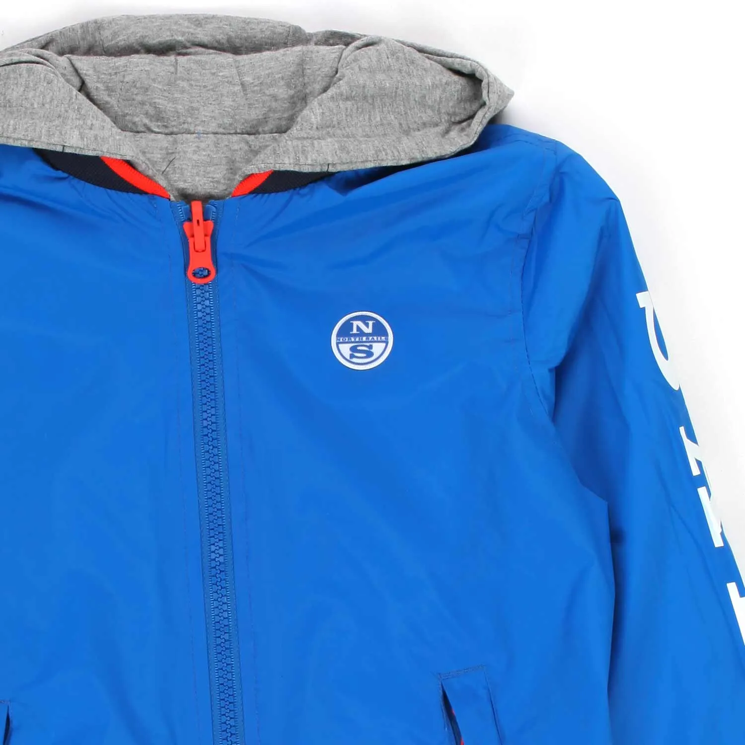 Giacca North Azzurra E Grigia Bambino E Teenager